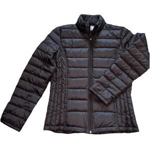 BON JOVI 40th Anniversary Puffer Down Jacket Sz Sm/CH EmbroideredHeart & Dagger